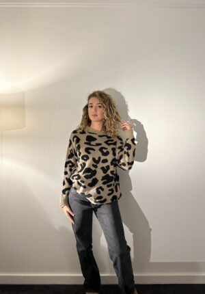 Robe/pull léopard Luisana